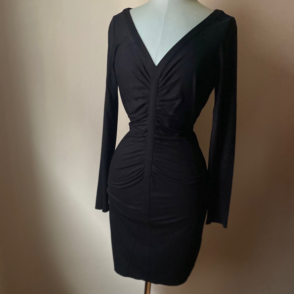 DVF Diane Von Furstenburg black Cocktail dress.